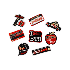 (US EXCLUSIVE MD) BTS Embroidery Pin Badge (NEW YORK ver.) 