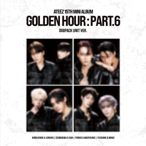 [세트/앨범4종] ATEEZ -GOLDEN HOUR : Part.6 (DIGIPACK UNIT VER.)